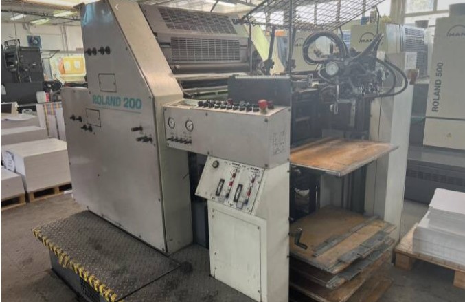 Used printing machinery